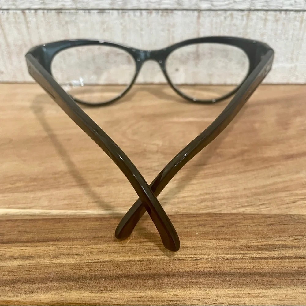 GUESS GU2285 Black Modified Oval Cat Eye Full Rim Saddle Bridge FRAMES 50-17-135